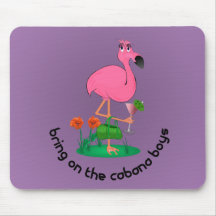 Tapis de souris de flamant