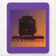 Tapis de souris de funiculaire de San Francisco