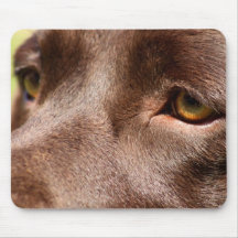 Tapis de souris de Labrador de chocolat
