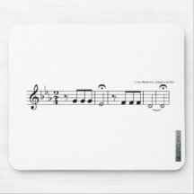 Tapis de souris de no. 5 de symphonie de Beethoven