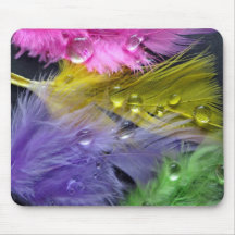 Tapis de souris de plume