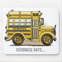 Tapis de souris de Schoolbus tapis de souris