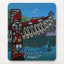 Tapis de souris de souvenir de Vancouver Canada