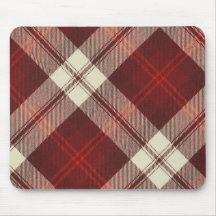 Tapis de souris de tartan de cerise de McAleer Gig