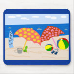 Tapis de souris de temps de plage