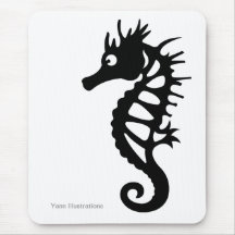 Tapis de souris "Hippocampe"