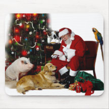 Tapis de souris Père Noël