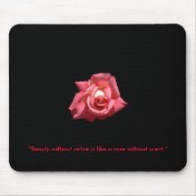 Tapis de souris rose