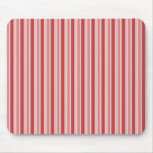 Tapis de souris rose de rayure
