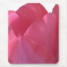 Tapis de souris rose de tulipe