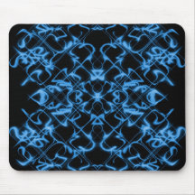 Tapis de souris tribal bleu-foncé