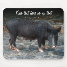 Tapis de souris truie noire