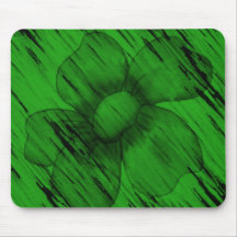 Tapis de souris vert d'art