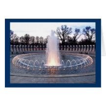 "Taps" at the WWII Memorial Greeting Card