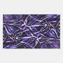 Tara Needle Purple Rectangle Sticker
