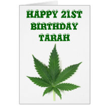 Tarah 21st Card