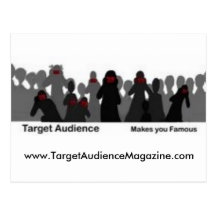 Target Audience Magazine Postcard