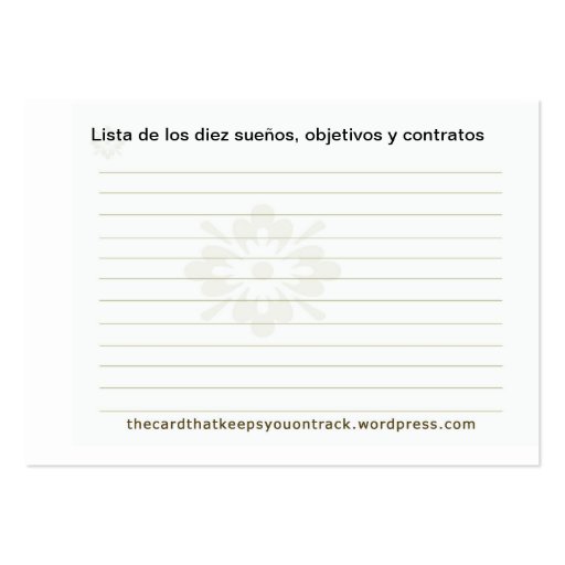 Tarjeta que enfoca plantilla de tarjeta personal
