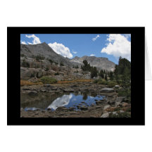 Tarn East of Marie Lake - John Muir Wilderness Greeting Cards