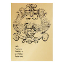 TAROT 1 metallic gold  paper Business Card