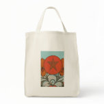 TAROT CARD ACE OF PENTACLE CANVAS BAGS