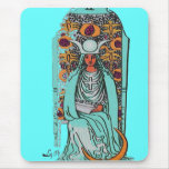TAROT CARD THE HIGH PRIESTESS BY LIZ LOZ MOUSEPAD