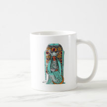 TAROT CARD THE HIGH PRIESTESS BY LIZ LOZ COFFEE MUG