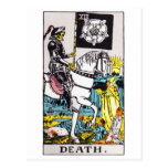 tarot-death postcard