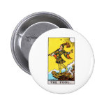 tarot-fool pinback button