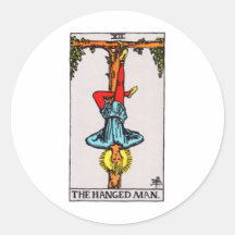tarot-hangedman sticker