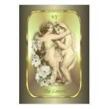 Tarot Profile Cards - The Lovers Business Card