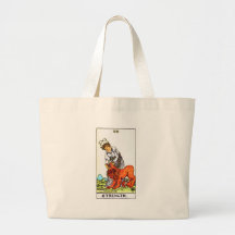 tarot-strength canvas bags