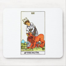 tarot-strength mousepads