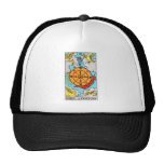 tarot-wheel of fortune mesh hat