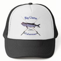 Tarpon big game fisherman mesh hats