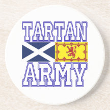 Tartan Army Beverage Coaster