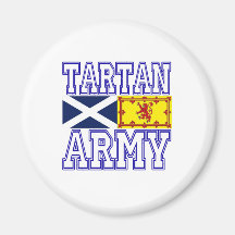 Tartan Army Refrigerator Magnet