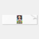 TARTAN GIRL BUMPER STICKERS