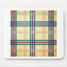 Tartan plaid pattern background mouse pad