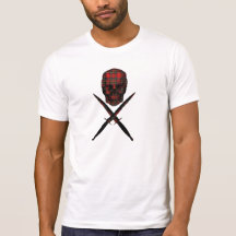 tartan skull and crossed commando daggers