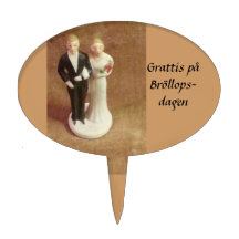 Tårtdekoration Bröllop Cake Toppers