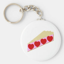 Tarte de coeur porte-clé