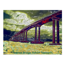 Tasman Bridge Hobart Tasmania Post Card