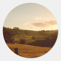 Tasmanian Summer Sunset Stickers