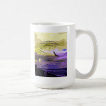 Tasse 13 - art et Haiku originaux - ressacs