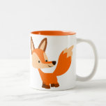 Tasse amicale mignonne de Fox de bande dessinée tasses