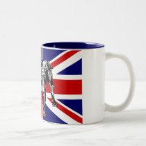 Tasse britannique de drapeau d'Union Jack de boule tasses