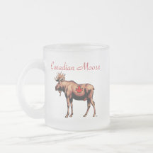 Tasse canadienne d'orignaux