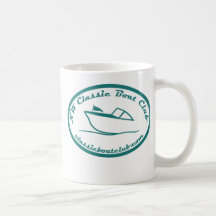 Tasse classique de logo de club de bateau de nanow