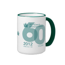 Tasse commémorative de jubilé de diamant [bloc]